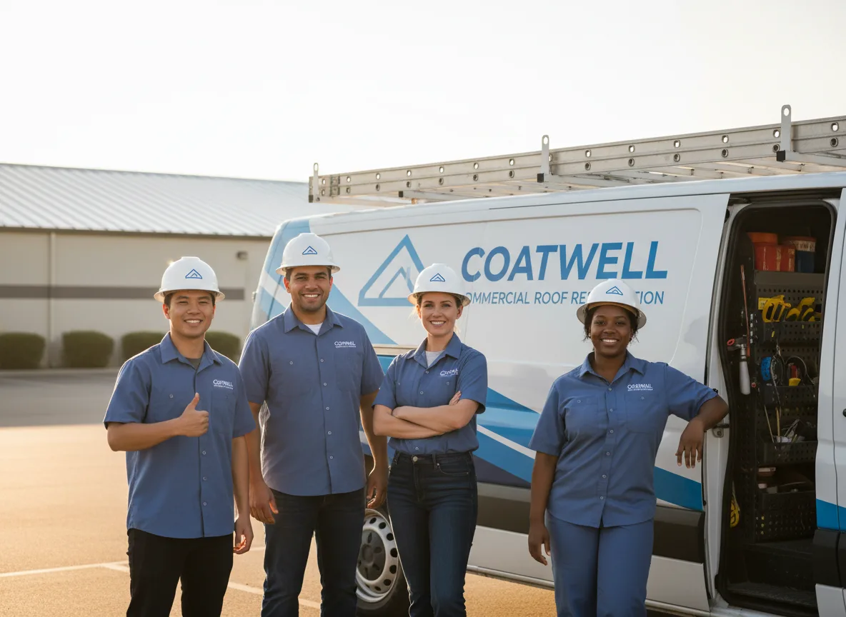 Commercial roof coating company in Carlock, IL
